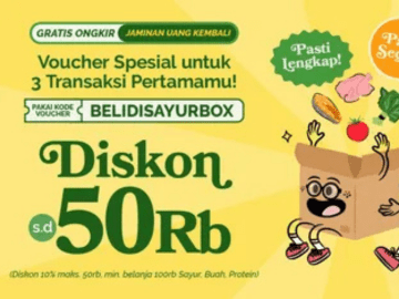 Kode voucher Sayurbox diskon hingga Rp 50.000 belanja apa aja khusus pengguna baru