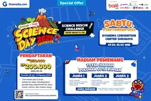 🚨 WAR TIKET: Gramedia Science Day Surabaya!