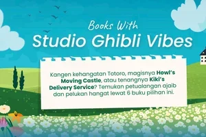 Studio Ghibli vibes dalam bentuk buku 🍃