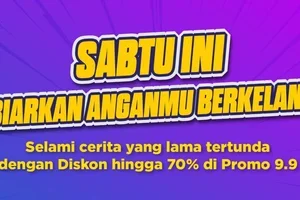 9.9: diskon hingga 70% di antara halaman favoritmu