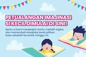 Buku anak terfavorit di Children Festival! 🎡🎈