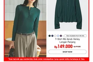 TODAY! Harga Eksklusif untuk App Member UNIQLO