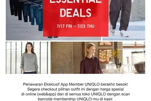 Segera Berakhir! Harga Eksklusif untuk App Member UNIQLO