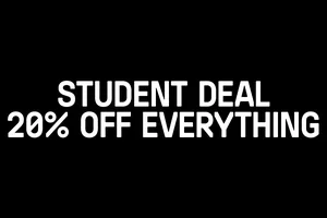 Students get 20% off everything