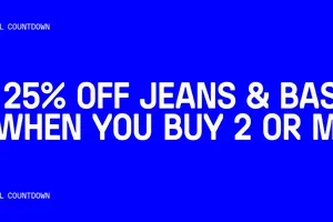 25% off ends at midnight