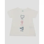 Little M Print 3 Layers Kitty & Bows Kaos Bayi