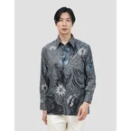 Arjuna Weda Manuk Kembang Kemeja Regular Fit Batik Pria