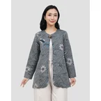 Arjuna Weda Manuk Kembang Blazer Batik Wanita