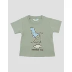 Little M Print Triple Dino Kaos Bayi
