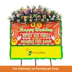 Papan Bunga Pernikahan Love In The Air