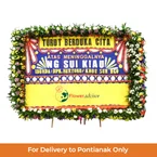 Papan Bunga Duka Cita Belasungkawa Rest Well