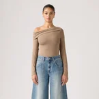 Levi's® Women's Clara Off Shoulder Long-Sleeve Top
