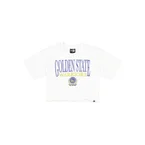 Golden State Warriors Throwback Prep Women's Cropped T-Shirt