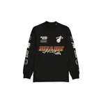 Miami Heat Modern Speed Black Long Sleeve T-Shirt