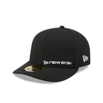 New Era Cap Black Cotton Low Profile 59FIFTY Fitted Hat