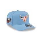Chicago Bulls Red, White & Blue 9FIFTY A-Frame Snapback Hat