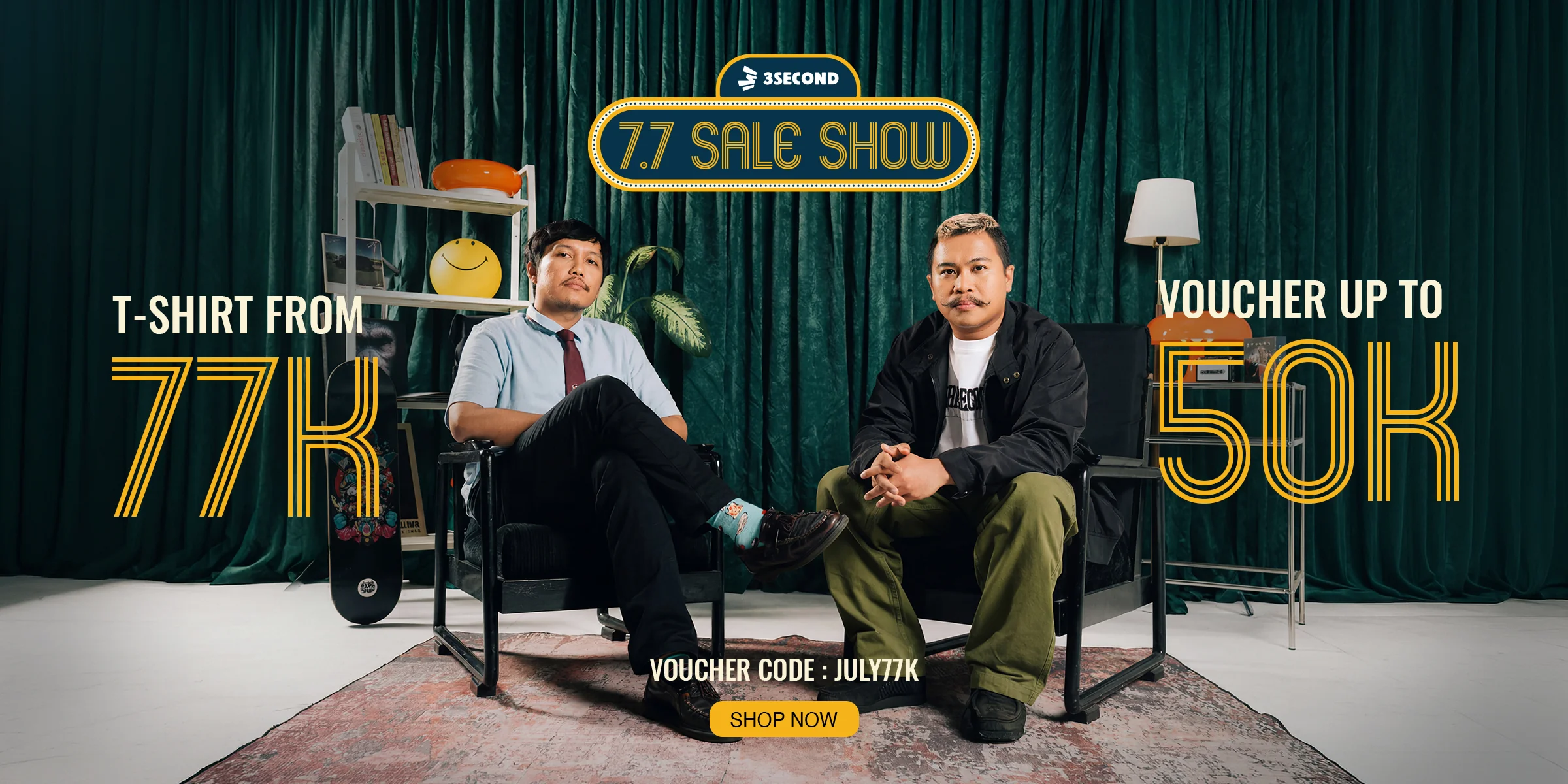 Bukti validasi kode promo - 3Second - Kode promo 3Second: [[Voucher 77K]] hemat hingga 50K untuk belanja