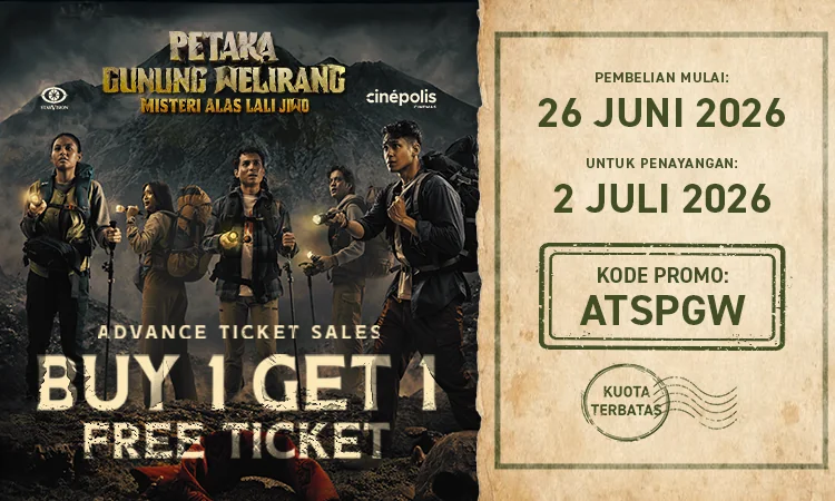 Bukti validasi kode promo - Cinepolis - Kode promo Cinepolis: [[Beli 1 gratis 1]] tiket advance untuk penayangan