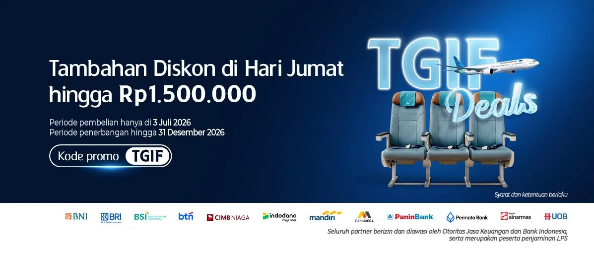Bukti validasi kode promo - Garuda Indonesia - Kode promo Garuda Indonesia: [[Hingga Rp1.500.000]] untuk pembelian 3 Juli 2026