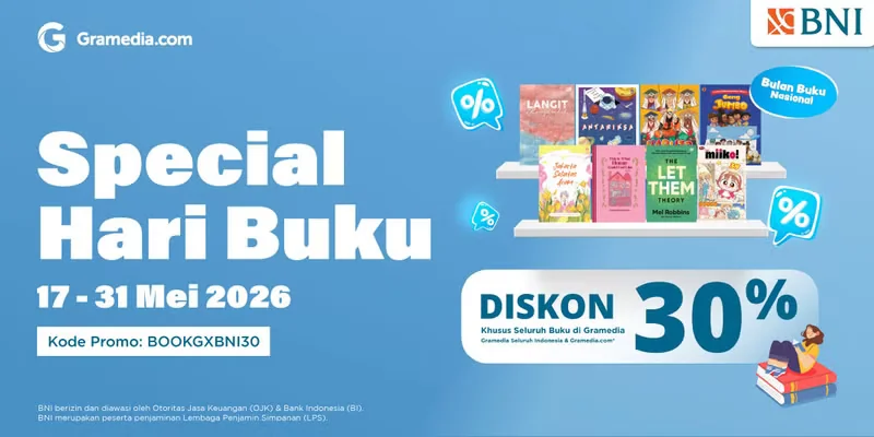 Bukti validasi kode promo - Gramedia - Kode promo Gramedia: [[Diskon 30%]] untuk Hari Buku 1731 Mei - Masa berlaku berakhir