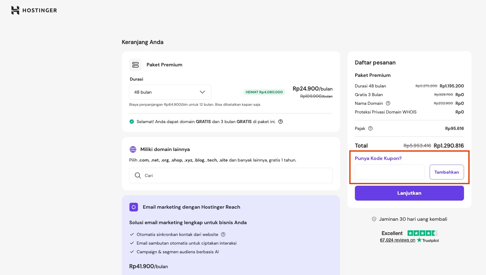 Bagaimana cara menggunakan - Hostinger