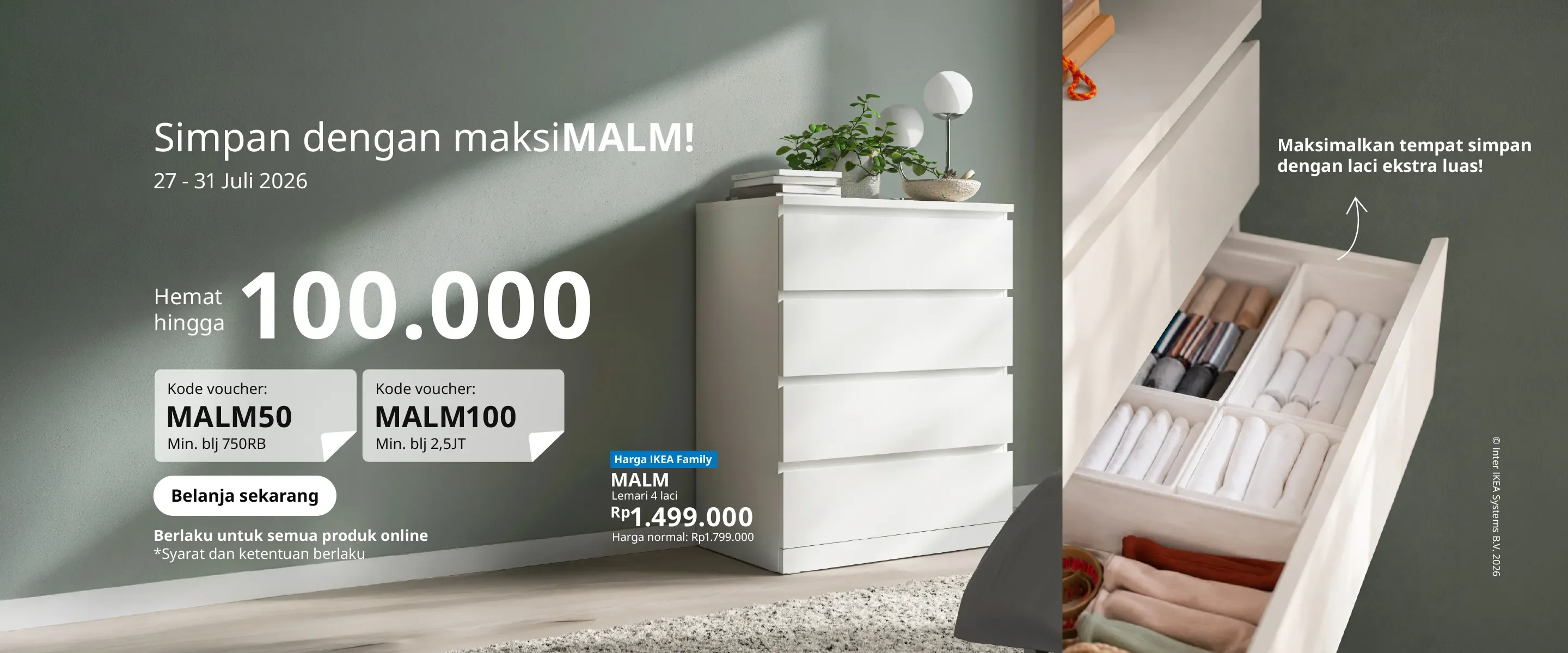 Bukti validasi kode promo - IKEA - Kode promo IKEA: [[Hemat hingga 100.000]] untuk semua produk online