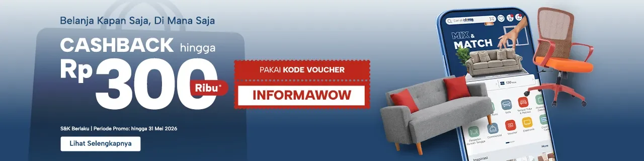 Bukti validasi kode promo - Informa - Kode promo Informa: [[Rp 300 ribu]] untuk hemat belanja rumah