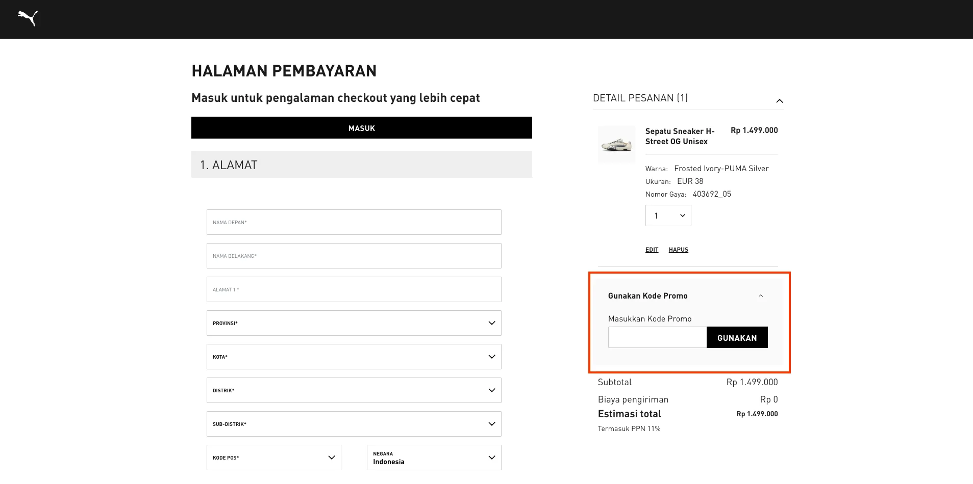 Bagaimana cara menggunakan - Puma