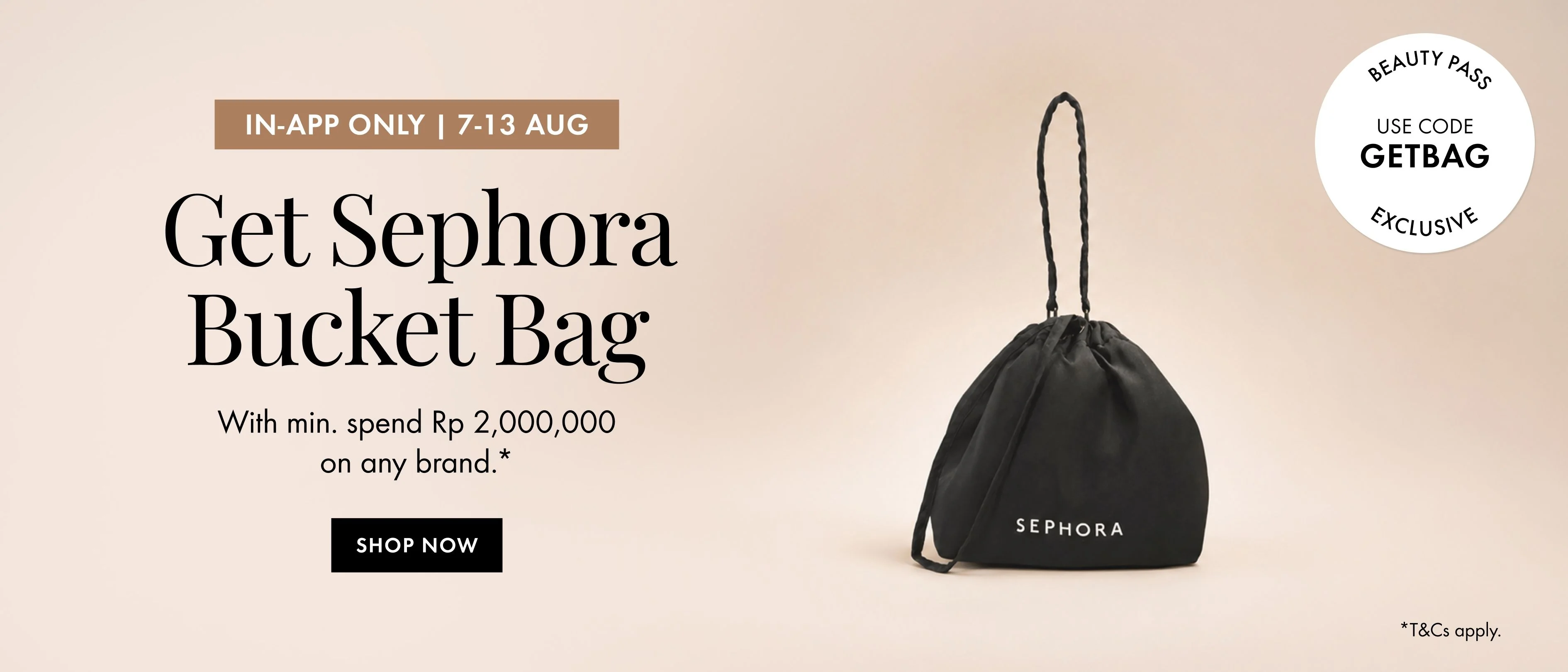 Bukti validasi kode promo - Sephora  - Kode promo Sephora: [[Diskon eksklusif]] untuk anggota Beauty Pass